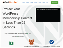 Tablet Screenshot of fastmember.com